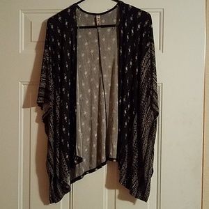 Mudd black and tan cover up size small
